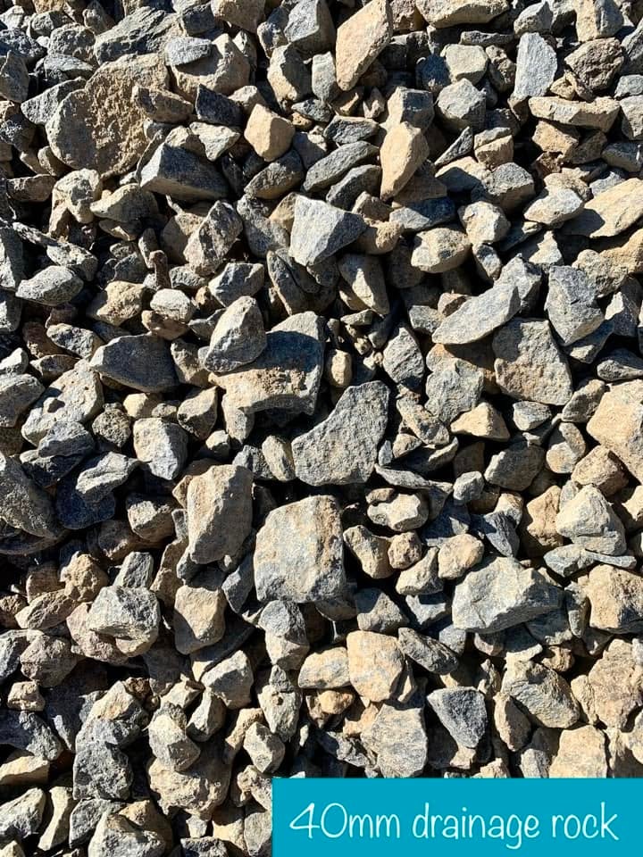 40mm Drainage Rock